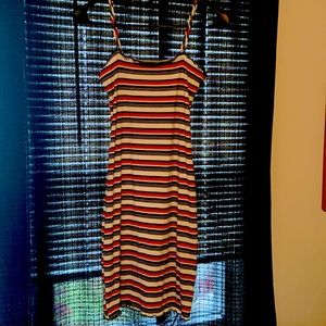 Fitted stripped dress